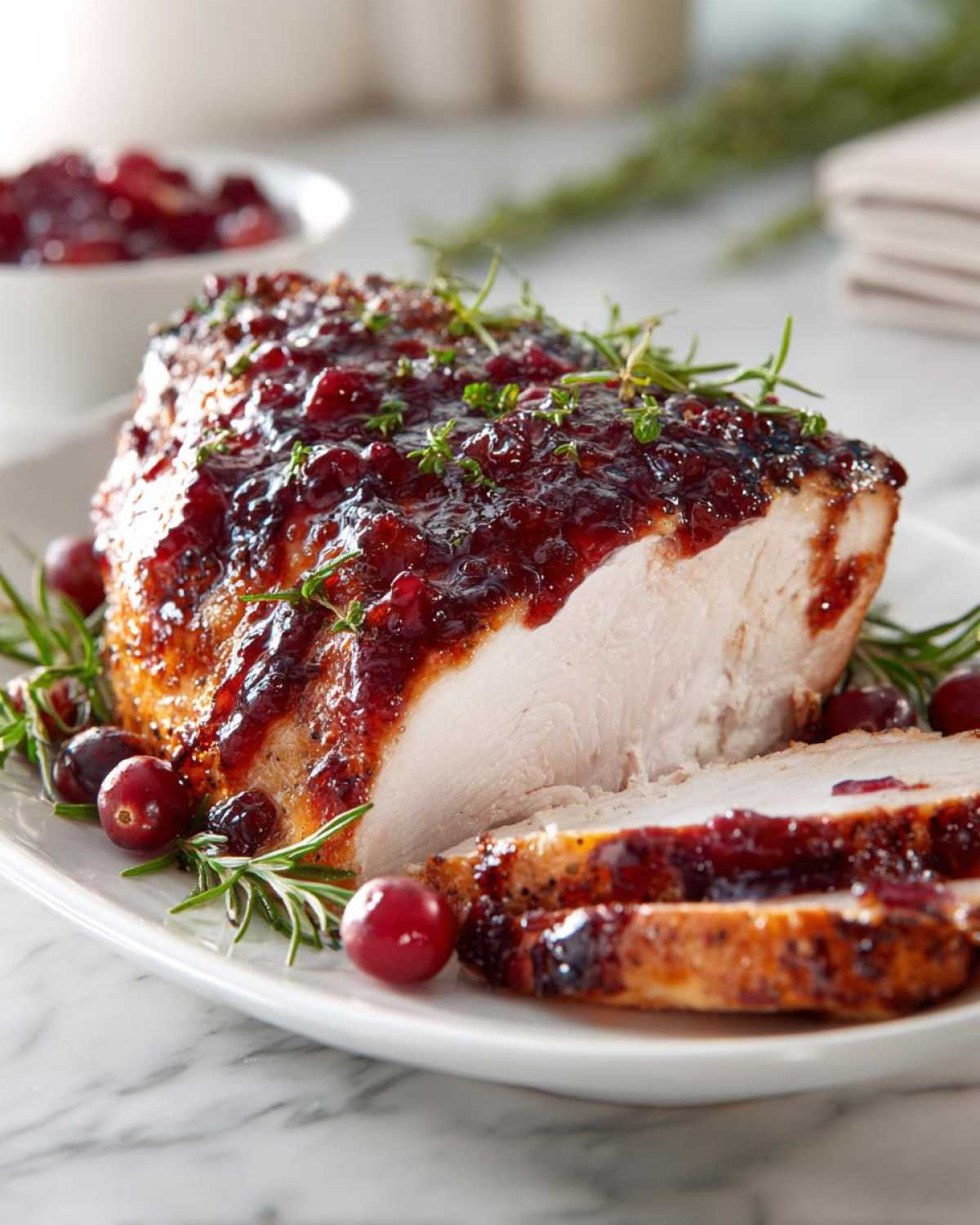 Cranberry-Glazed Turkey Breasts - detail 1