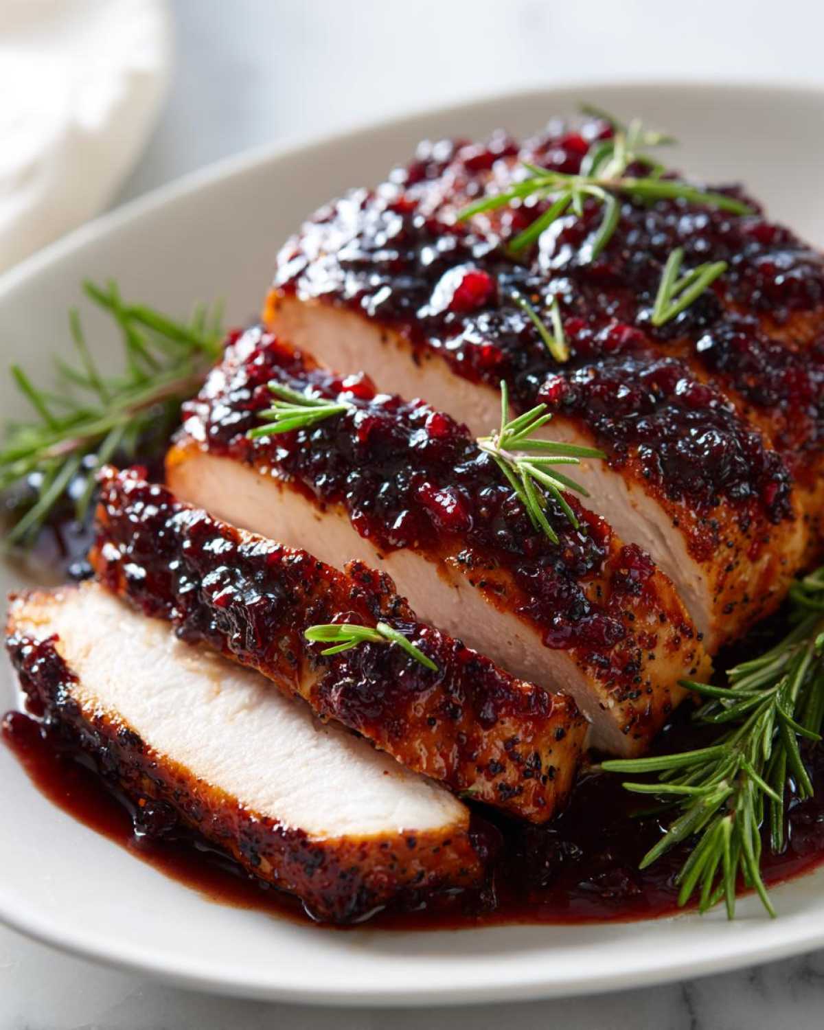 Cranberry-Glazed Turkey Breasts - detail 2