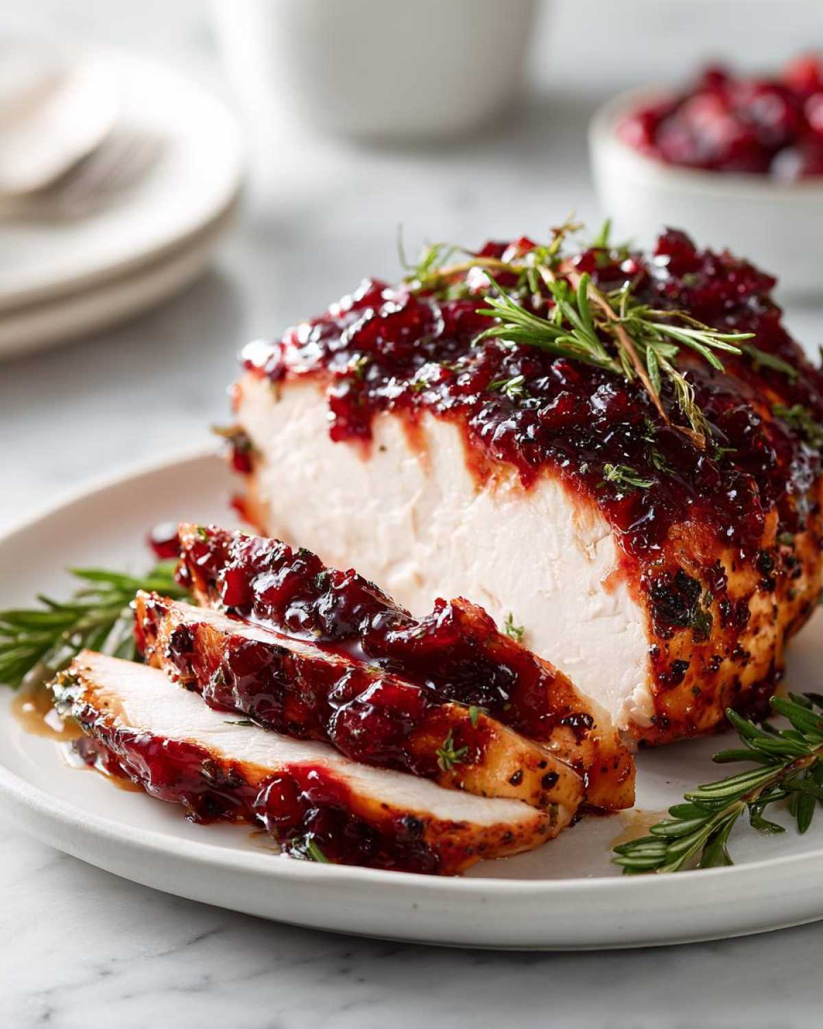Cranberry-Glazed Turkey Breasts - detail 4