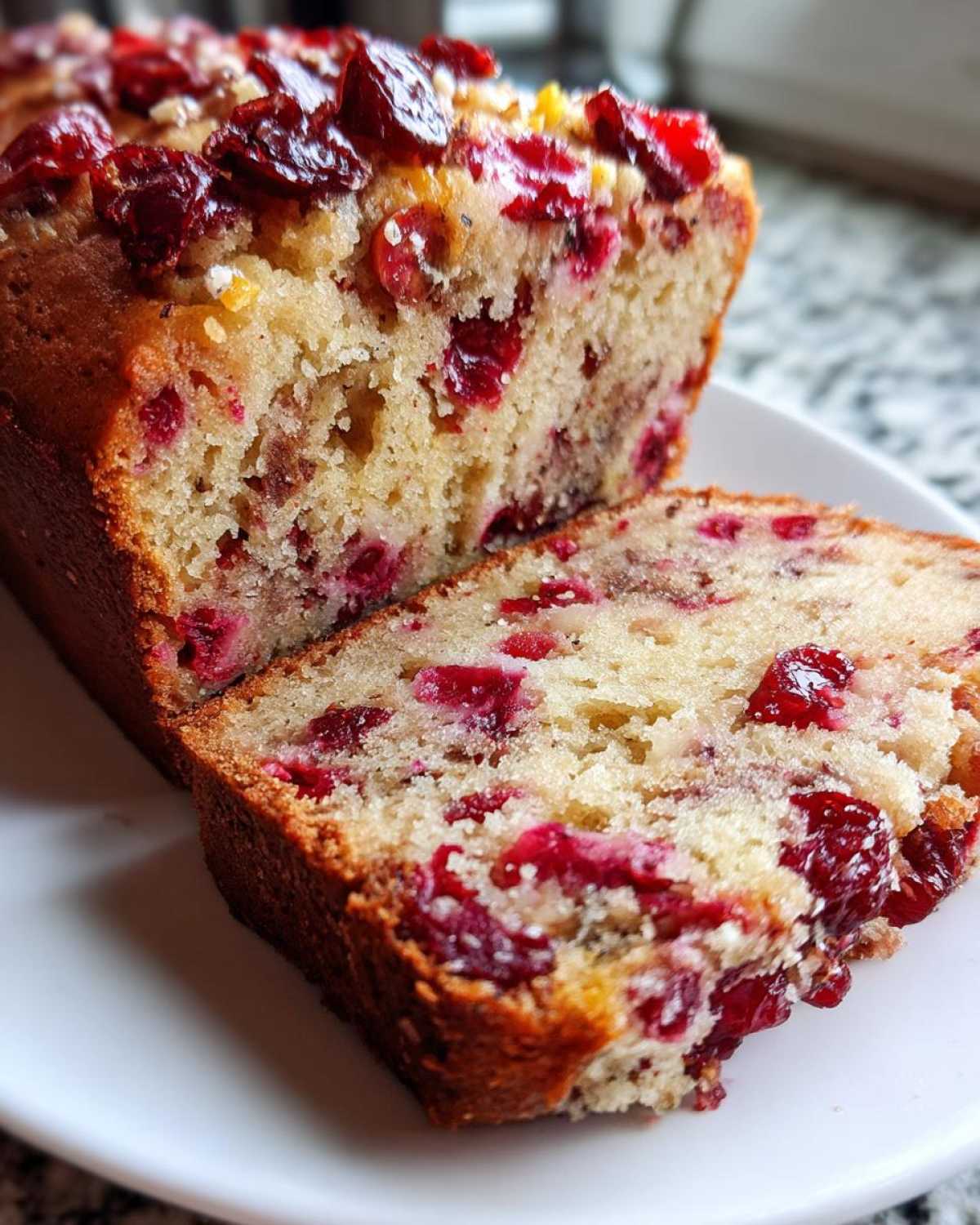 Cranberry Orange Bread - detail 3