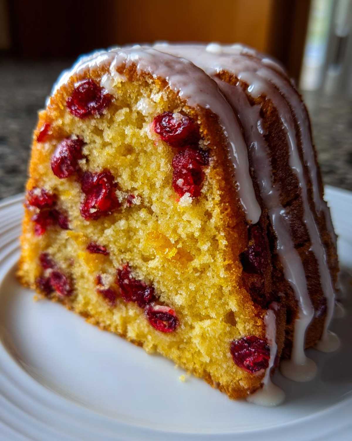 Cranberry Orange Pound Cake - detail 1