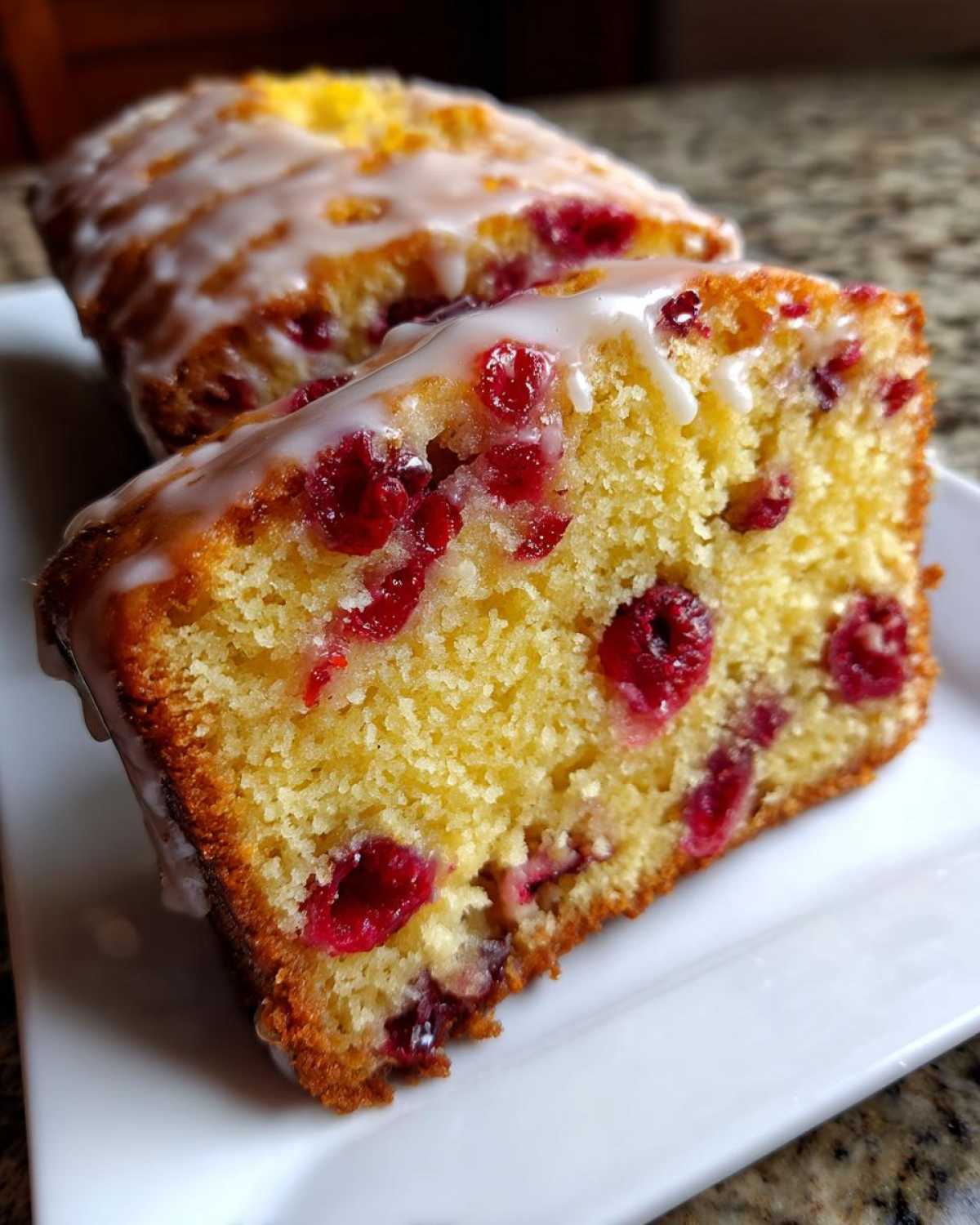 Cranberry Orange Pound Cake - detail 3
