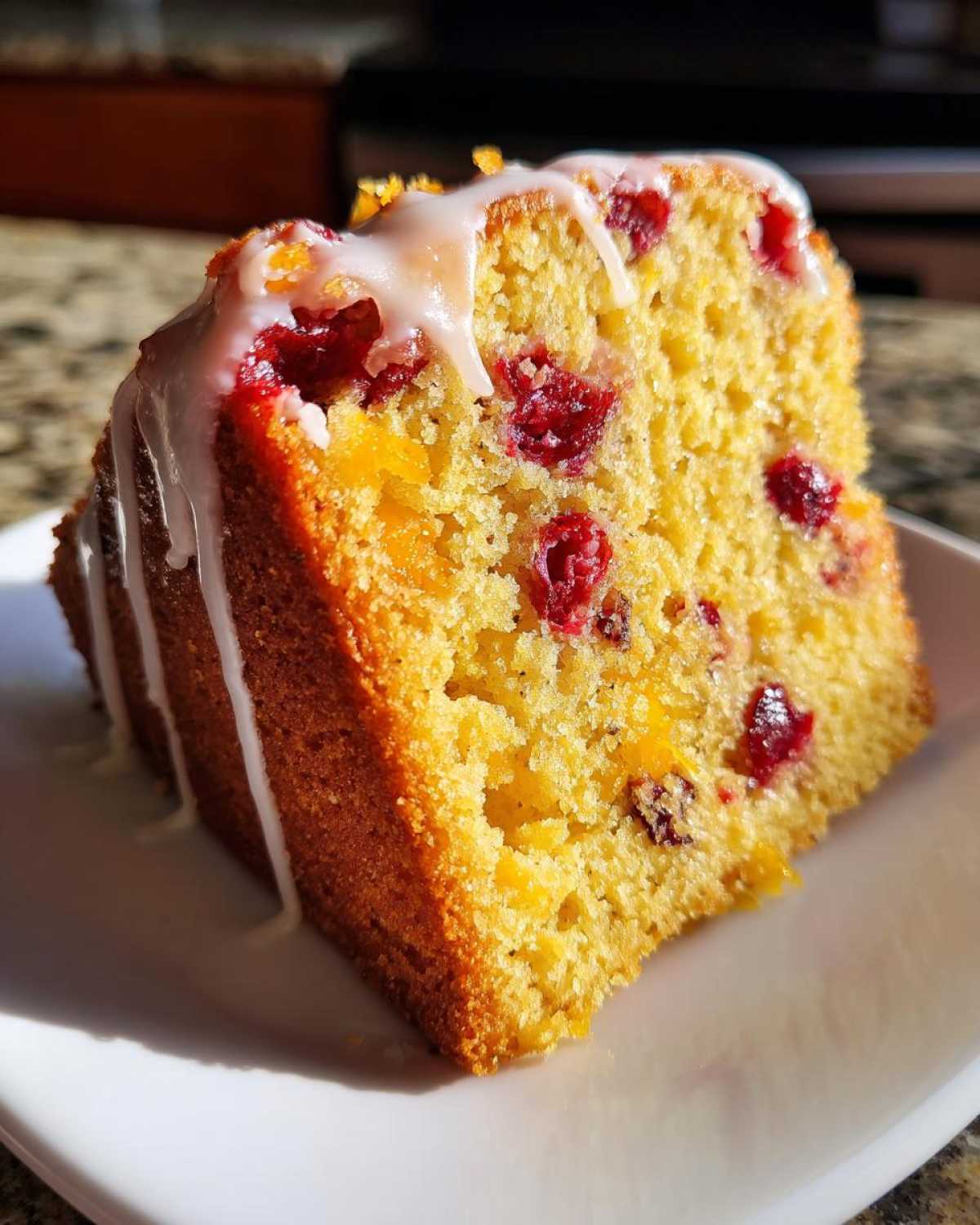 Cranberry Orange Pound Cake - detail 4
