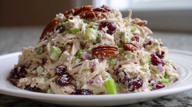 Cranberry Turkey Salad with Pecans