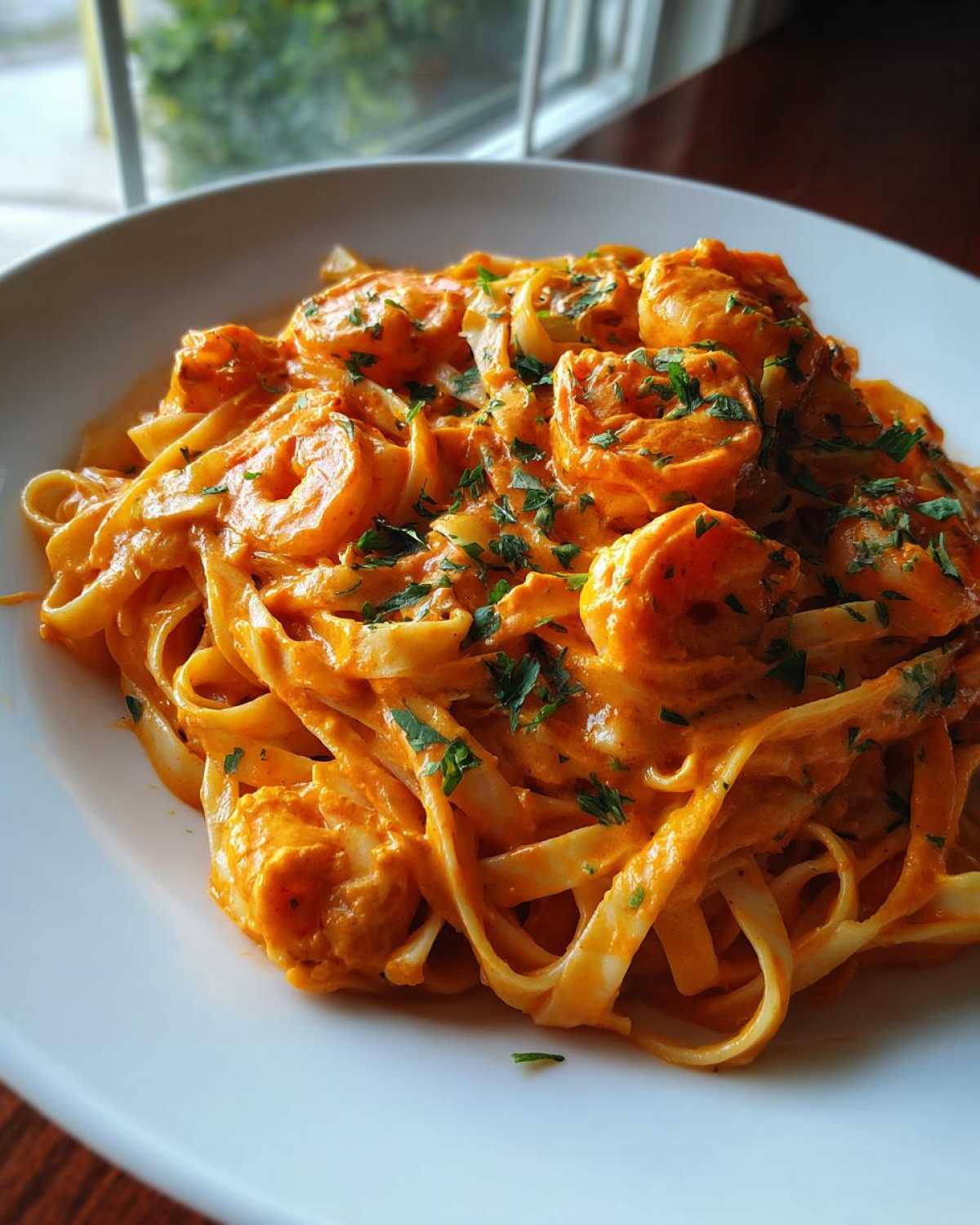 Creamy Cajun Shrimp Pasta - detail 1