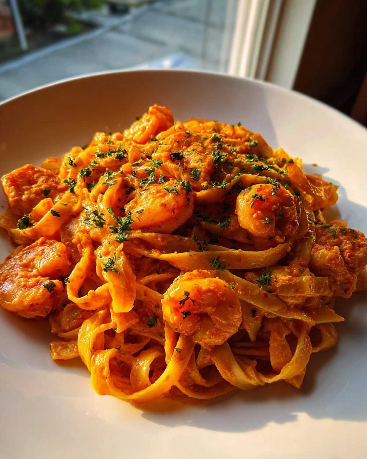 Creamy Cajun Shrimp Pasta - detail 2