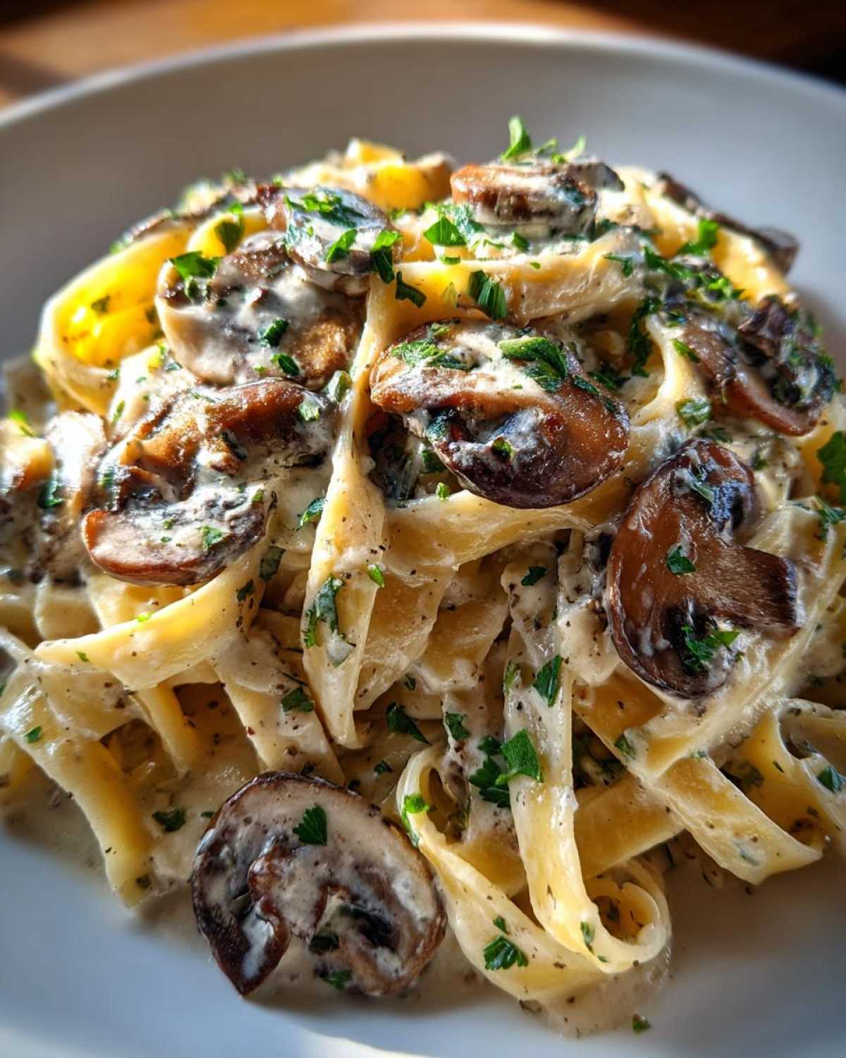 Creamy Coconut Mushroom Stroganoff - detail 1
