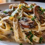 Creamy Coconut Mushroom Stroganoff