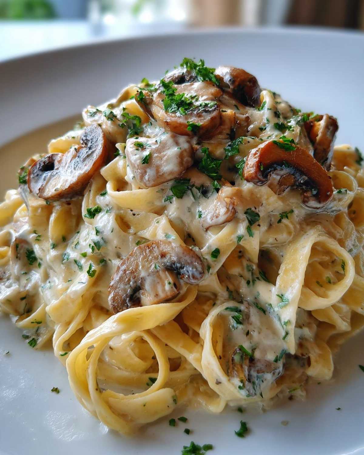Creamy Coconut Mushroom Stroganoff - detail 2