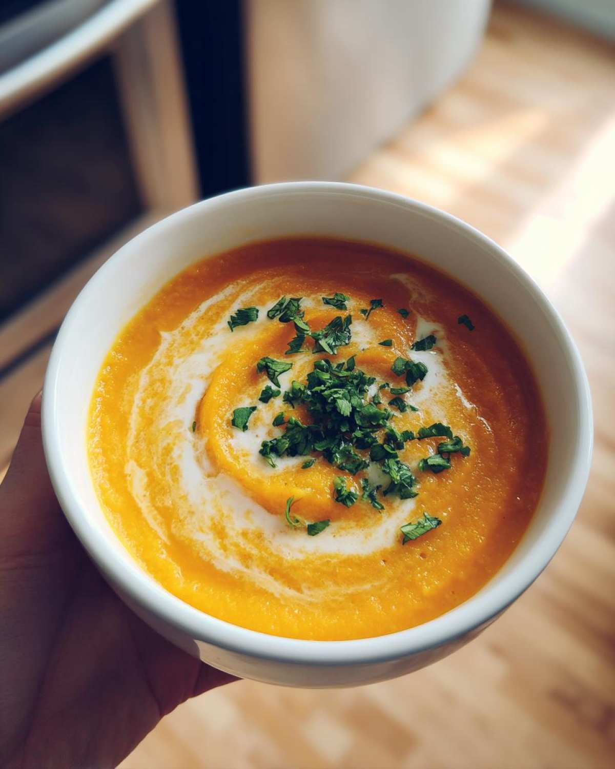 Creamy Pumpkin Coconut Soup - detail 2