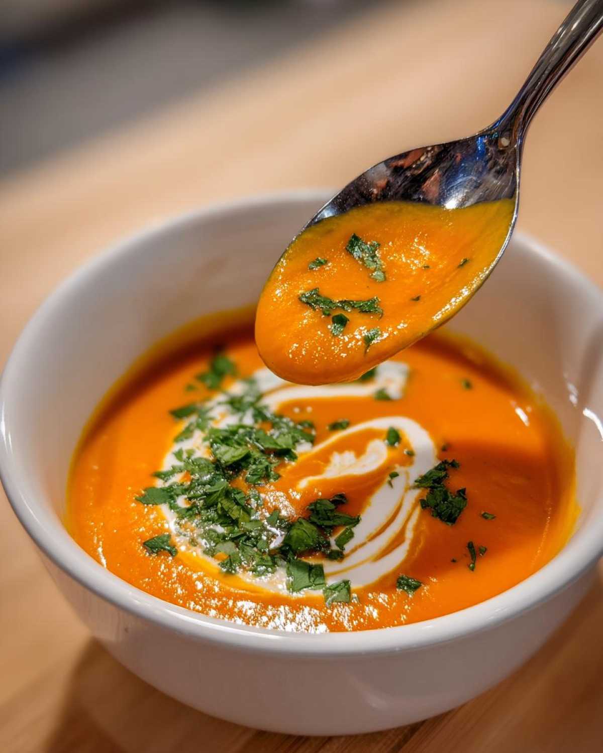 Creamy Pumpkin Coconut Soup - detail 3