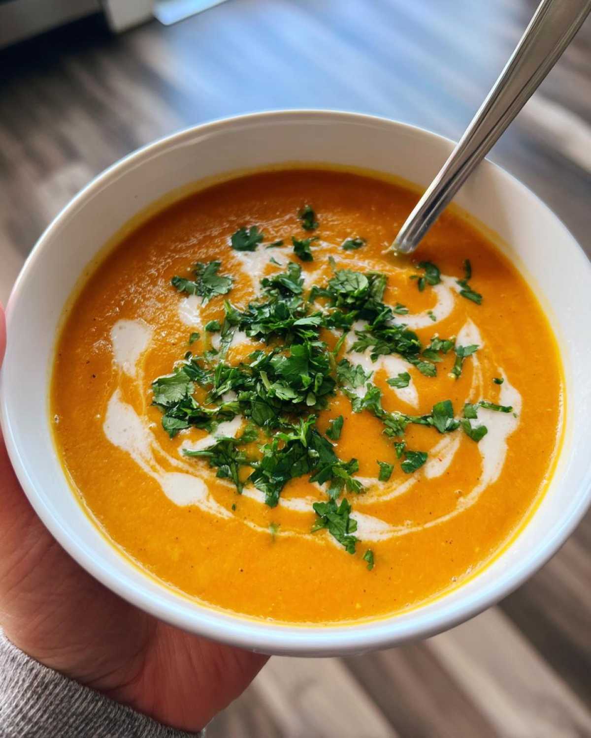 Creamy Pumpkin Coconut Soup - detail 4