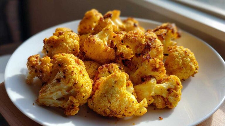 Curry-Spiced Roasted Cauliflower Bites