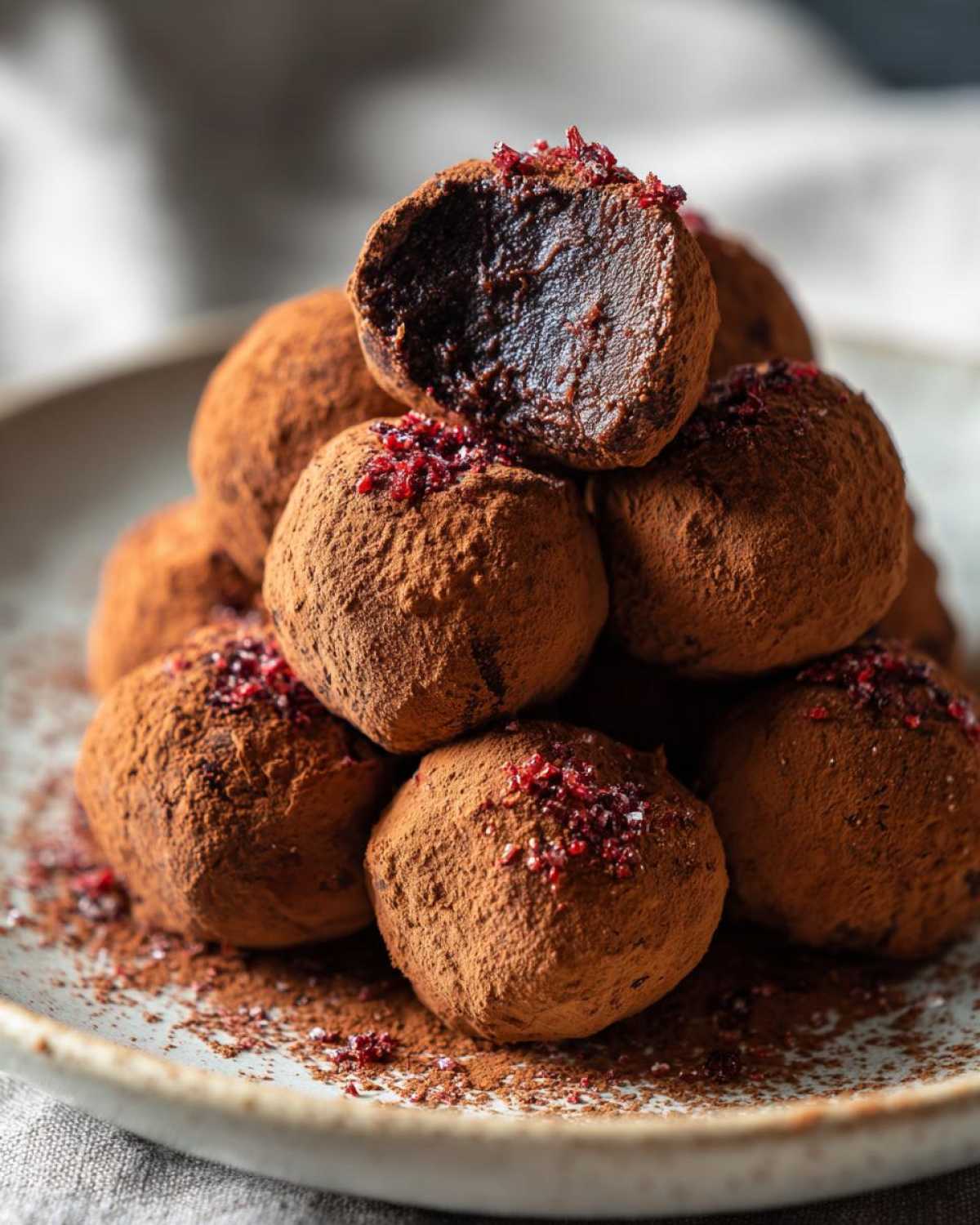 Double Chocolate Peppermint Truffles - detail 3
