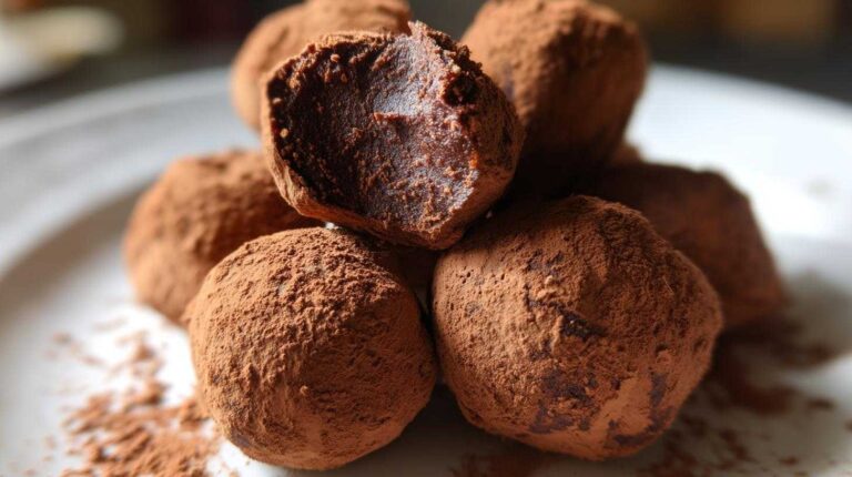 Double Chocolate Peppermint Truffles