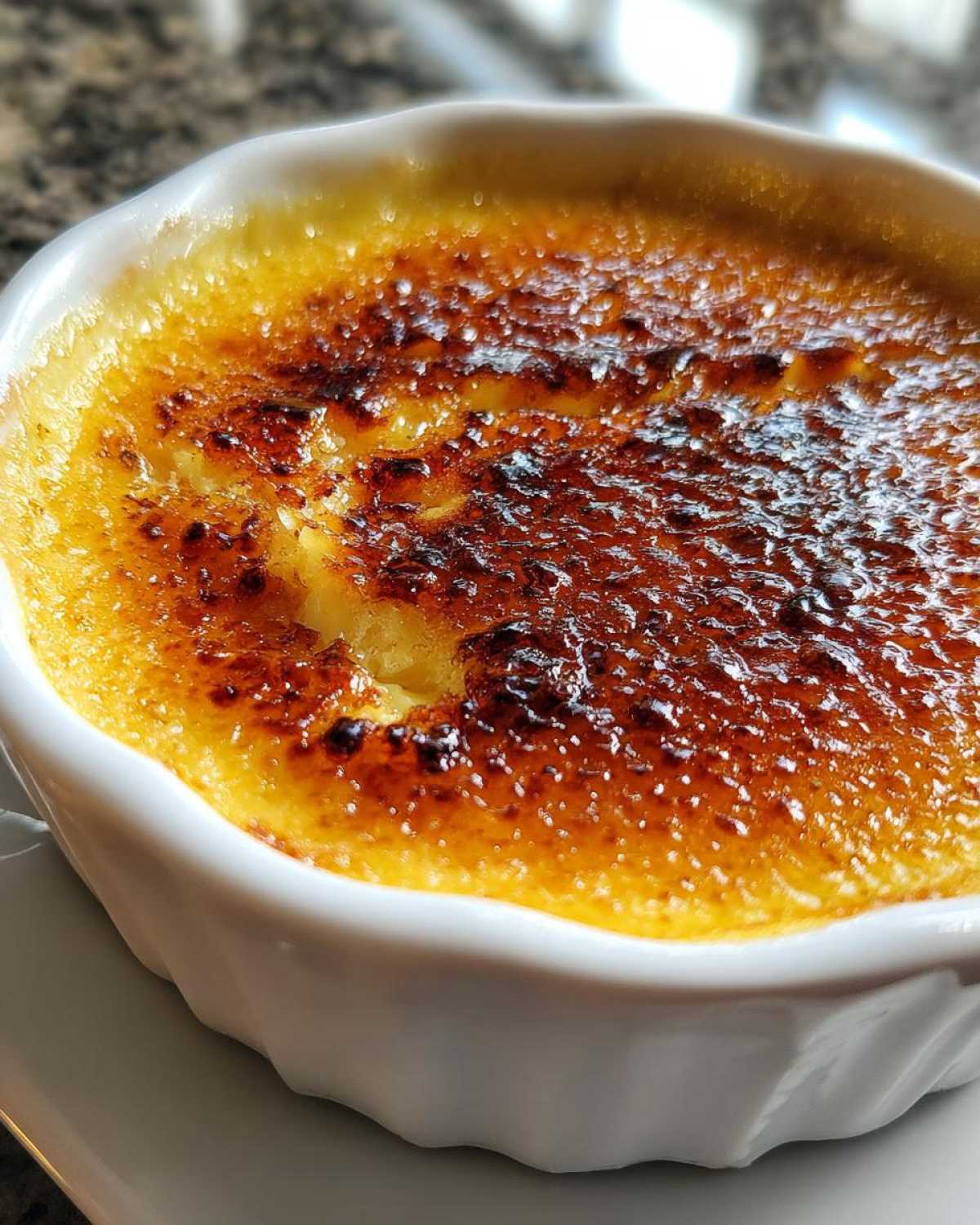 Eggnog Creme Brulee - detail 2