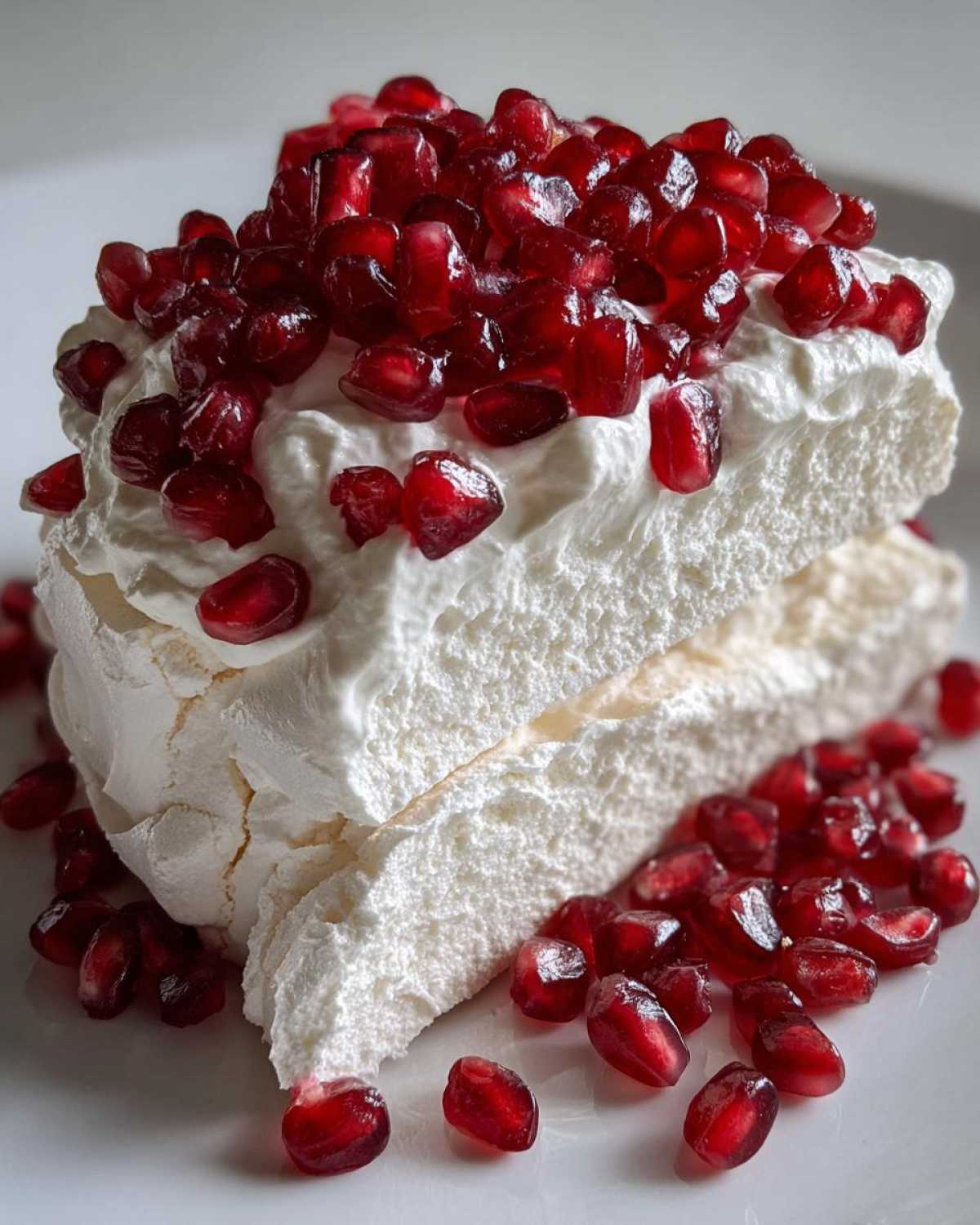Festive Pomegranate Pavlova - detail 4