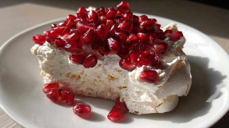 Festive Pomegranate Pavlova