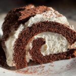 Flourless Chocolate Yule Log