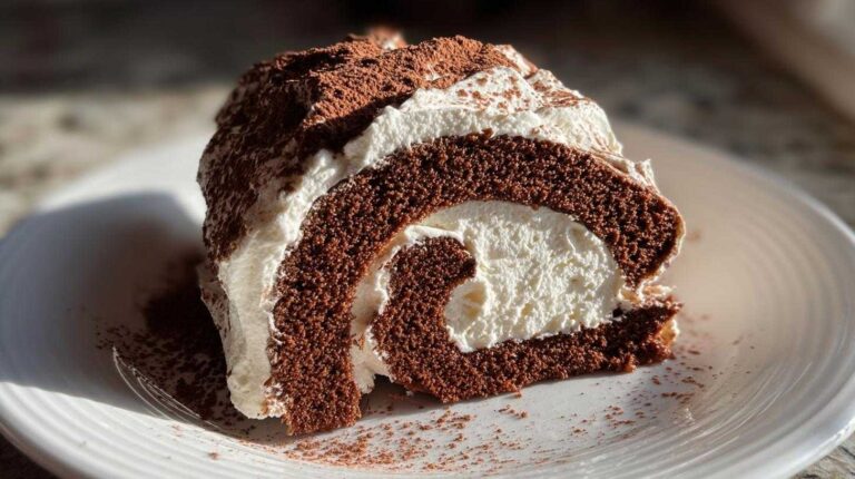 Flourless Chocolate Yule Log