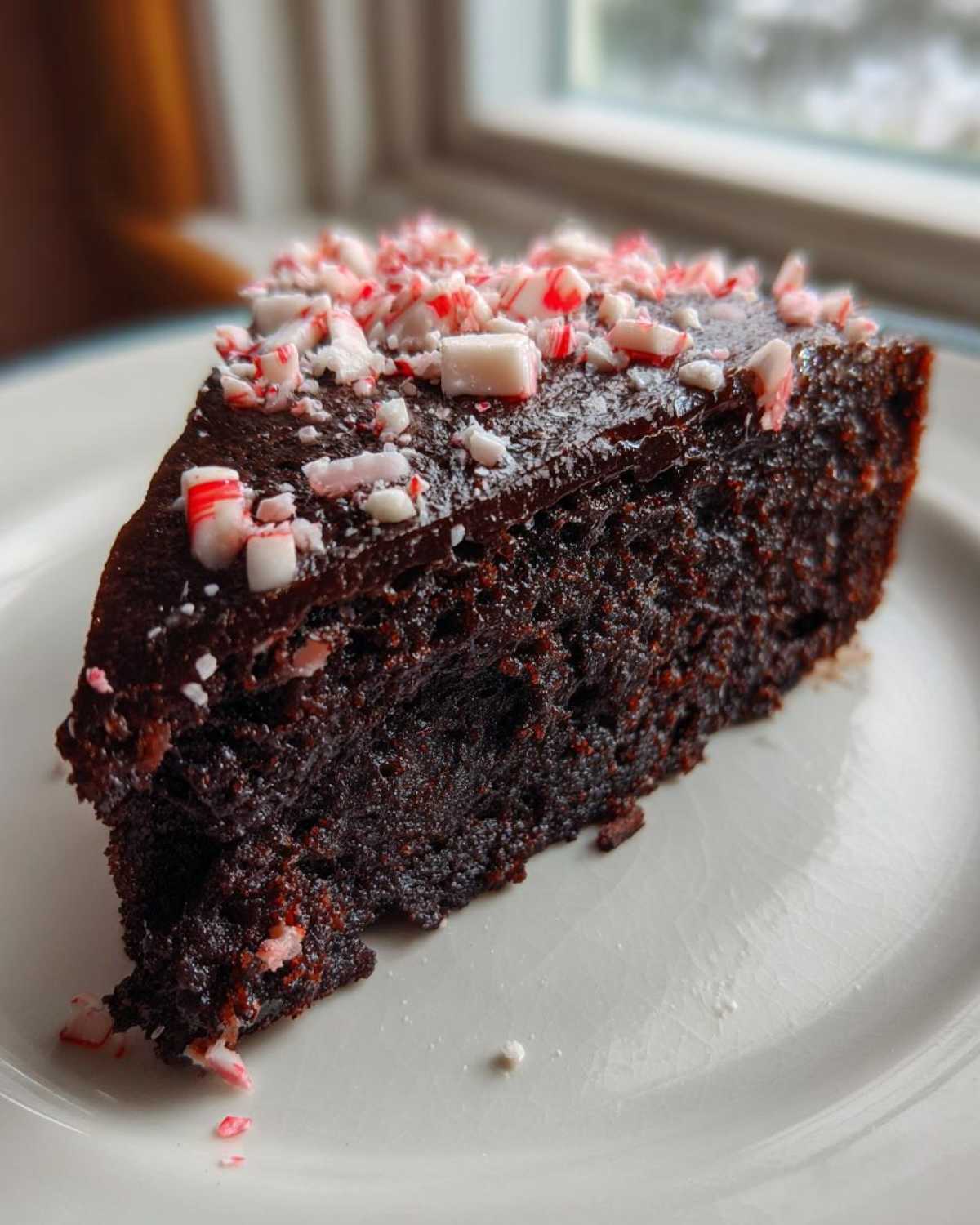 Flourless Peppermint Chocolate Cake - detail 2