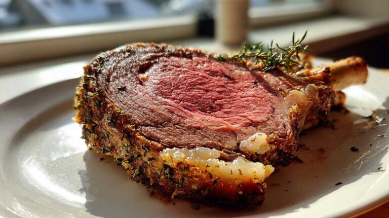 Garlic Herb Butter Prime Rib Roast