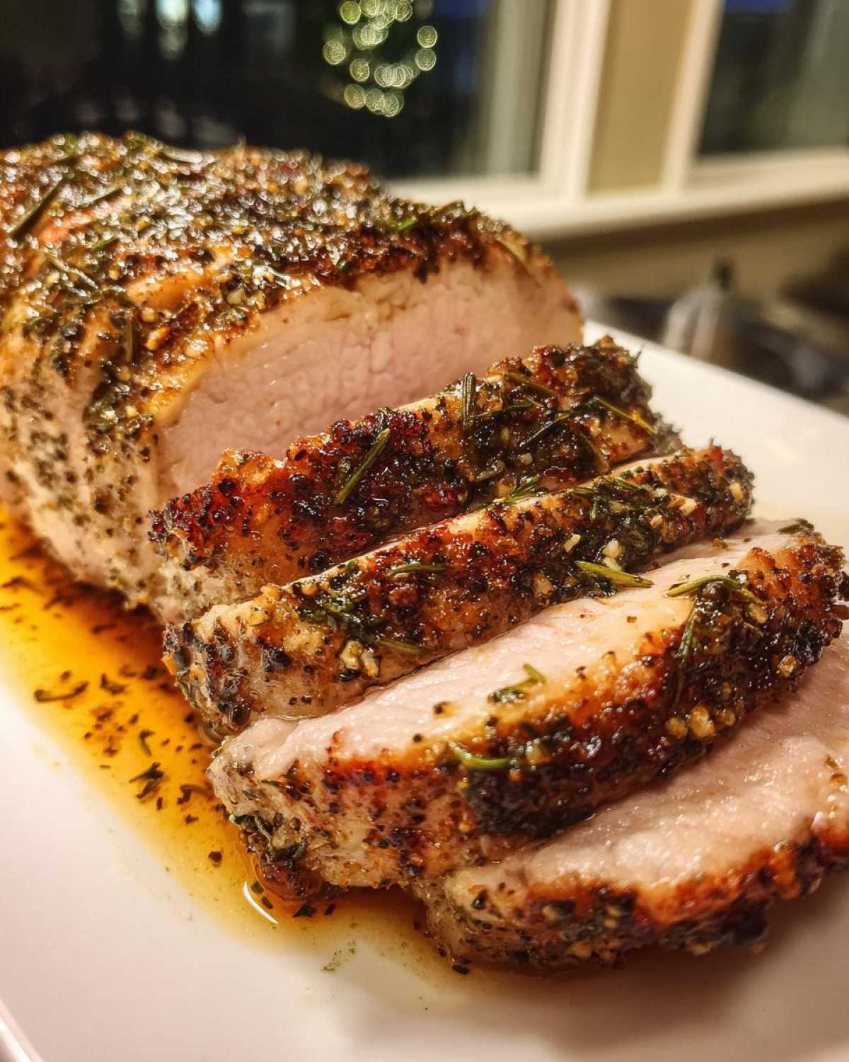 Garlic Rosemary Pork Loin Roast - detail 1