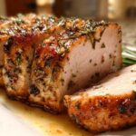 Garlic Rosemary Pork Loin Roast