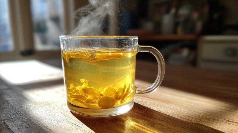 Ginger Lemon Honey Detox Tea
