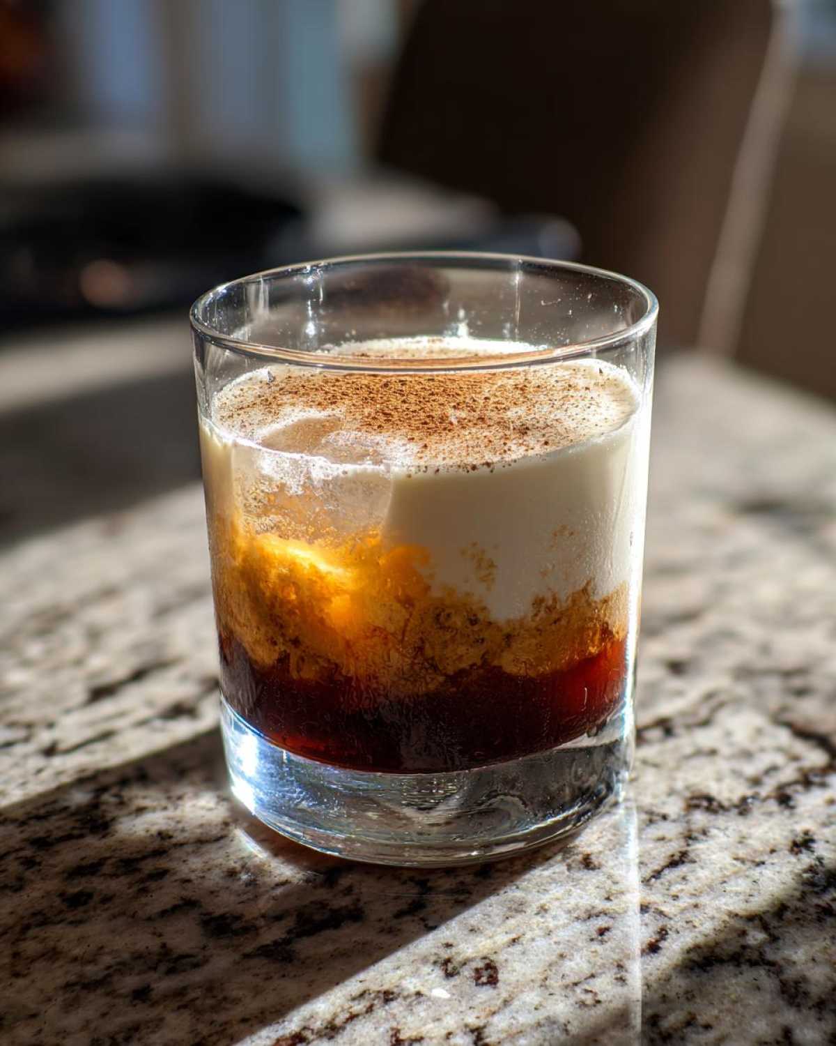 Gingerbread White Russian Cocktail - detail 1