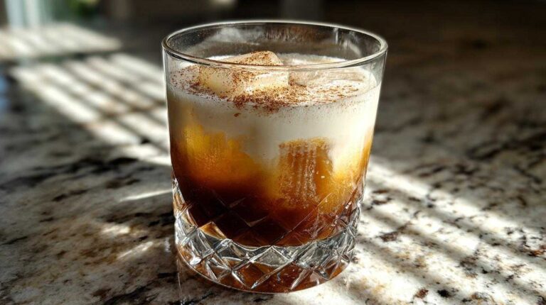 Gingerbread White Russian Cocktail
