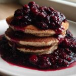 Gluten-Free Buckwheat Pancakes with Berry Compote
