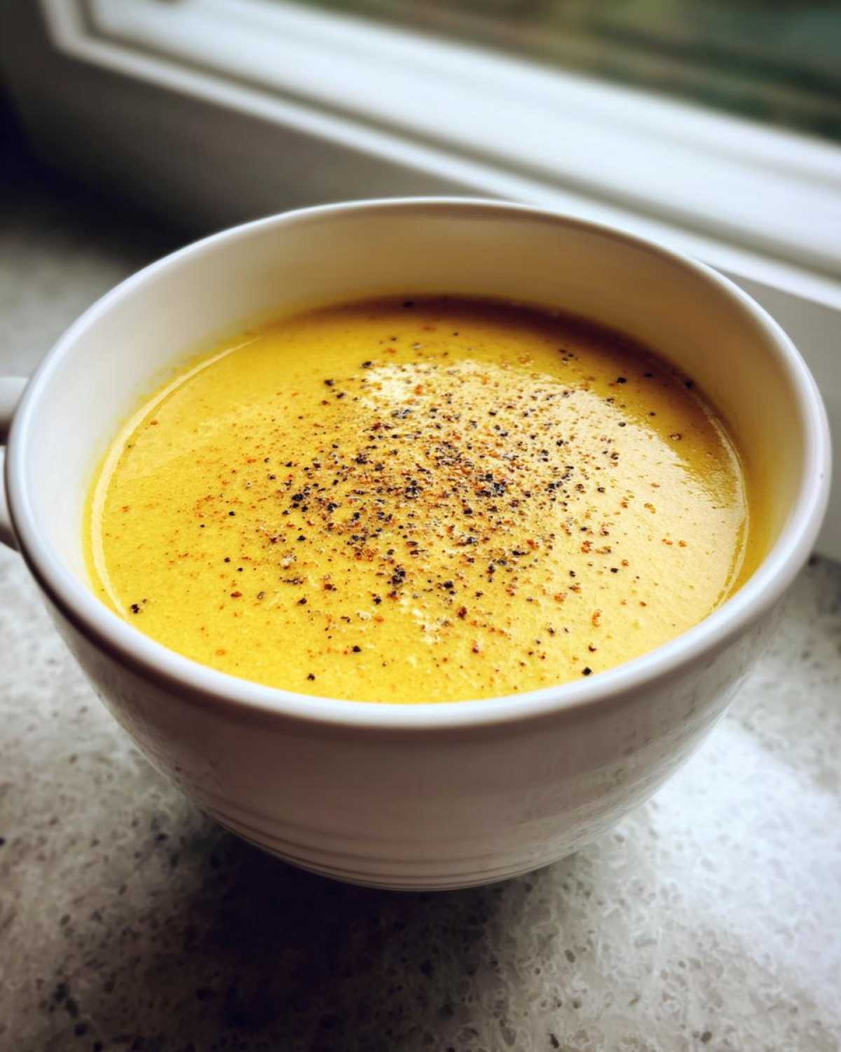 Golden Turmeric Cauliflower Soup - detail 2