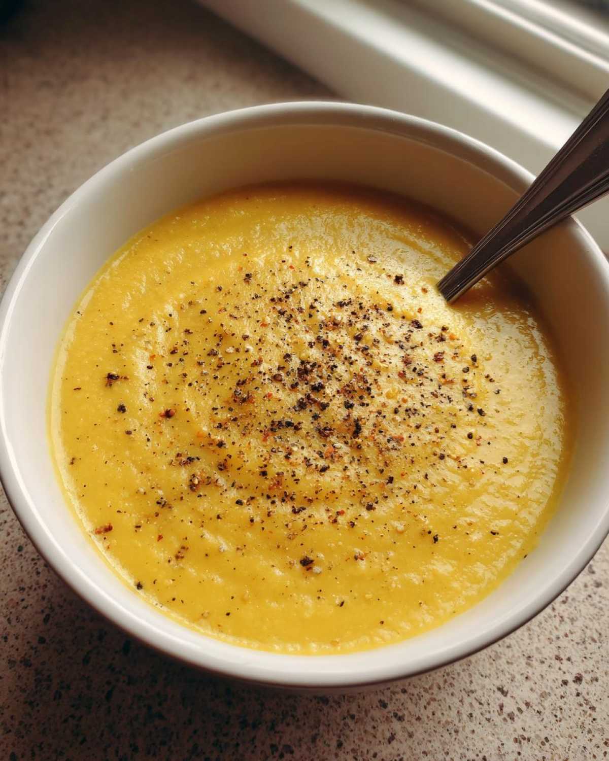 Golden Turmeric Cauliflower Soup - detail 3