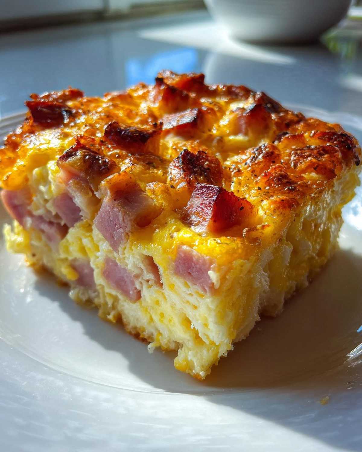 Ham and Cheese Breakfast Casserole - detail 2