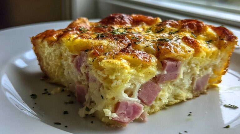 Ham and Cheese Breakfast Casserole