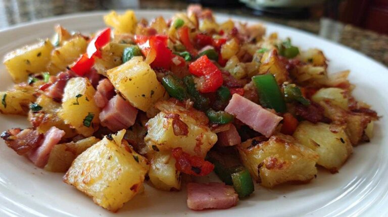 Ham and Potato Hash with Peppers