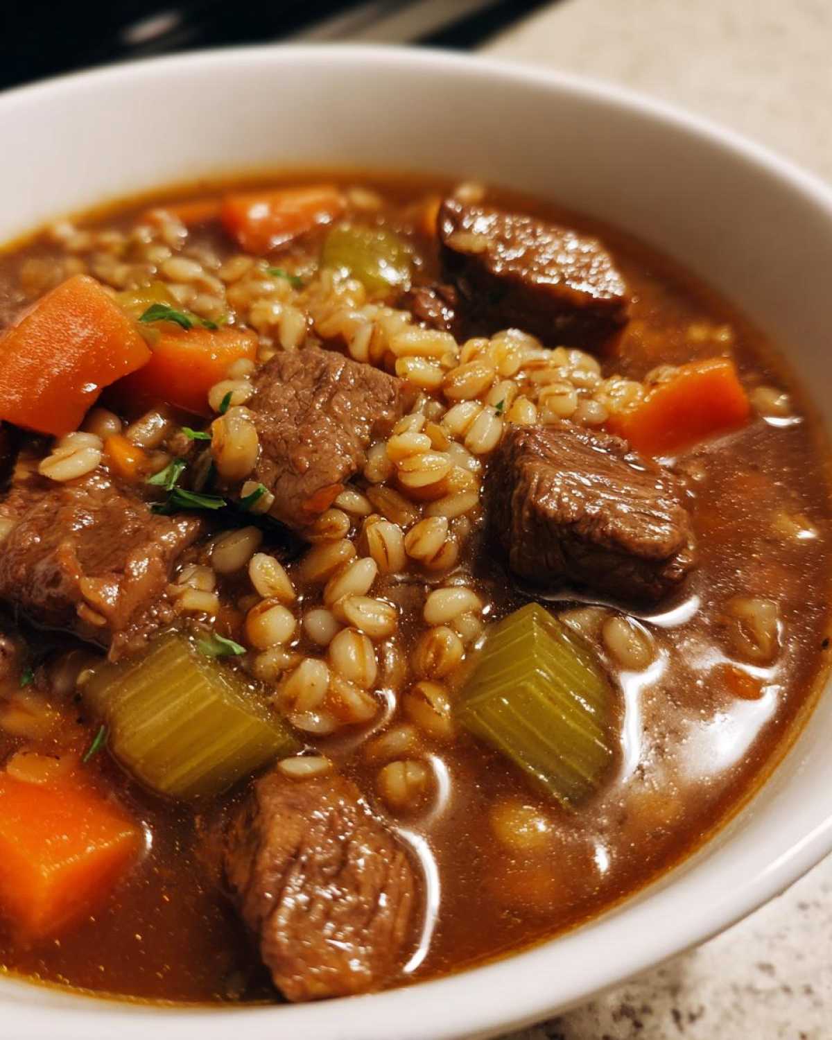 Hearty Beef and Barley Stew - detail 3