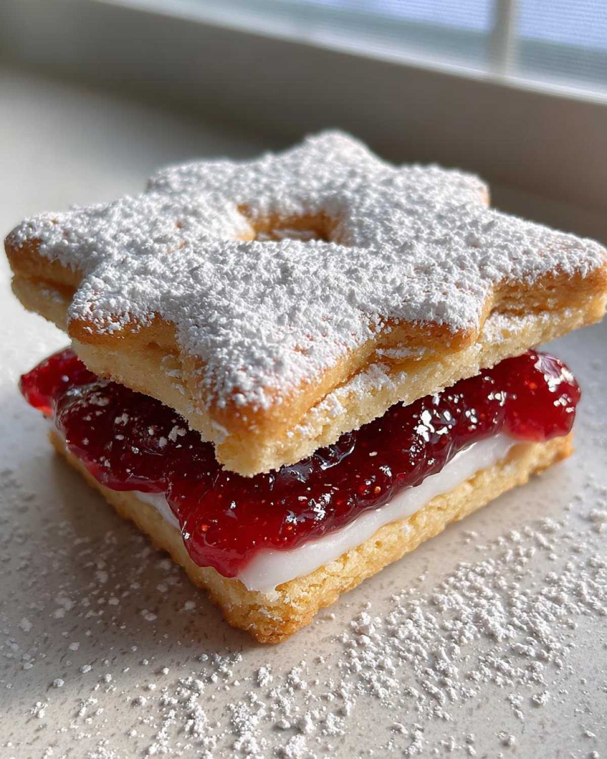 Holiday Linzer Sandwich Cookies - detail 4