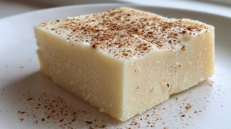 Homemade Eggnog Fudge