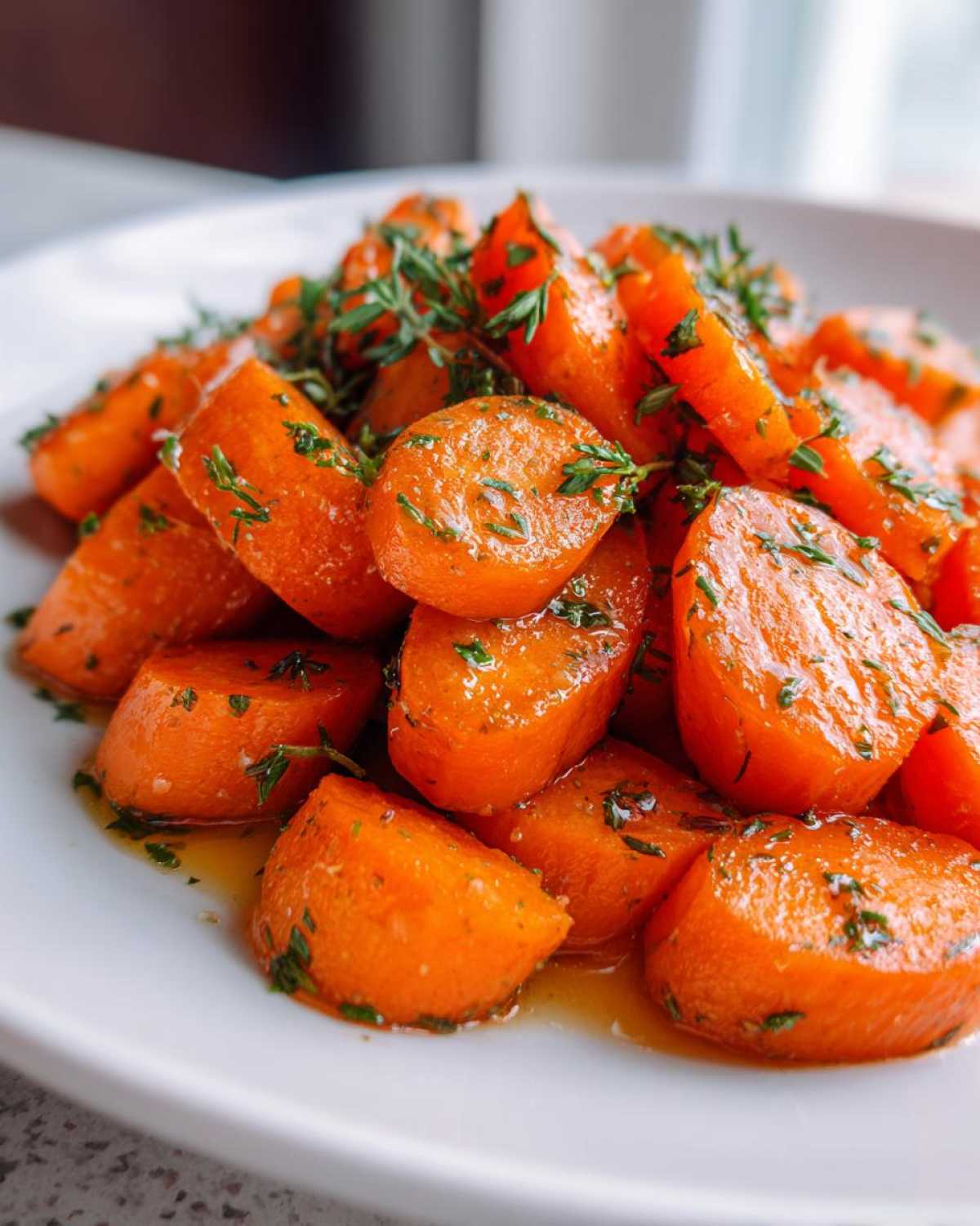 Honey Glazed Carrots with Thyme - detail 1