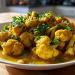 Indian-Spiced Cauliflower Chickpea Curry