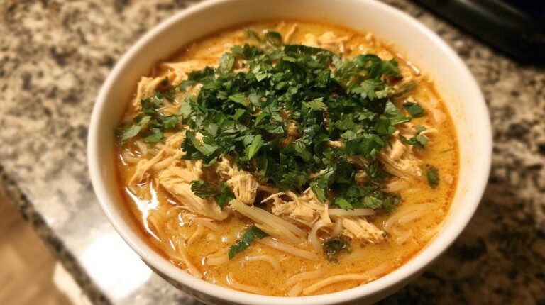 Instant Pot Thai Chicken Noodle Soup