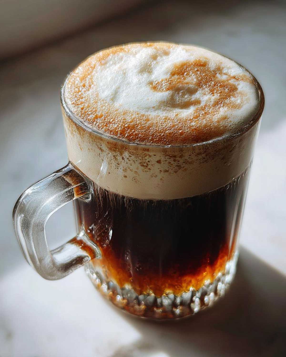 Irish Coffee with Bourbon - detail 2