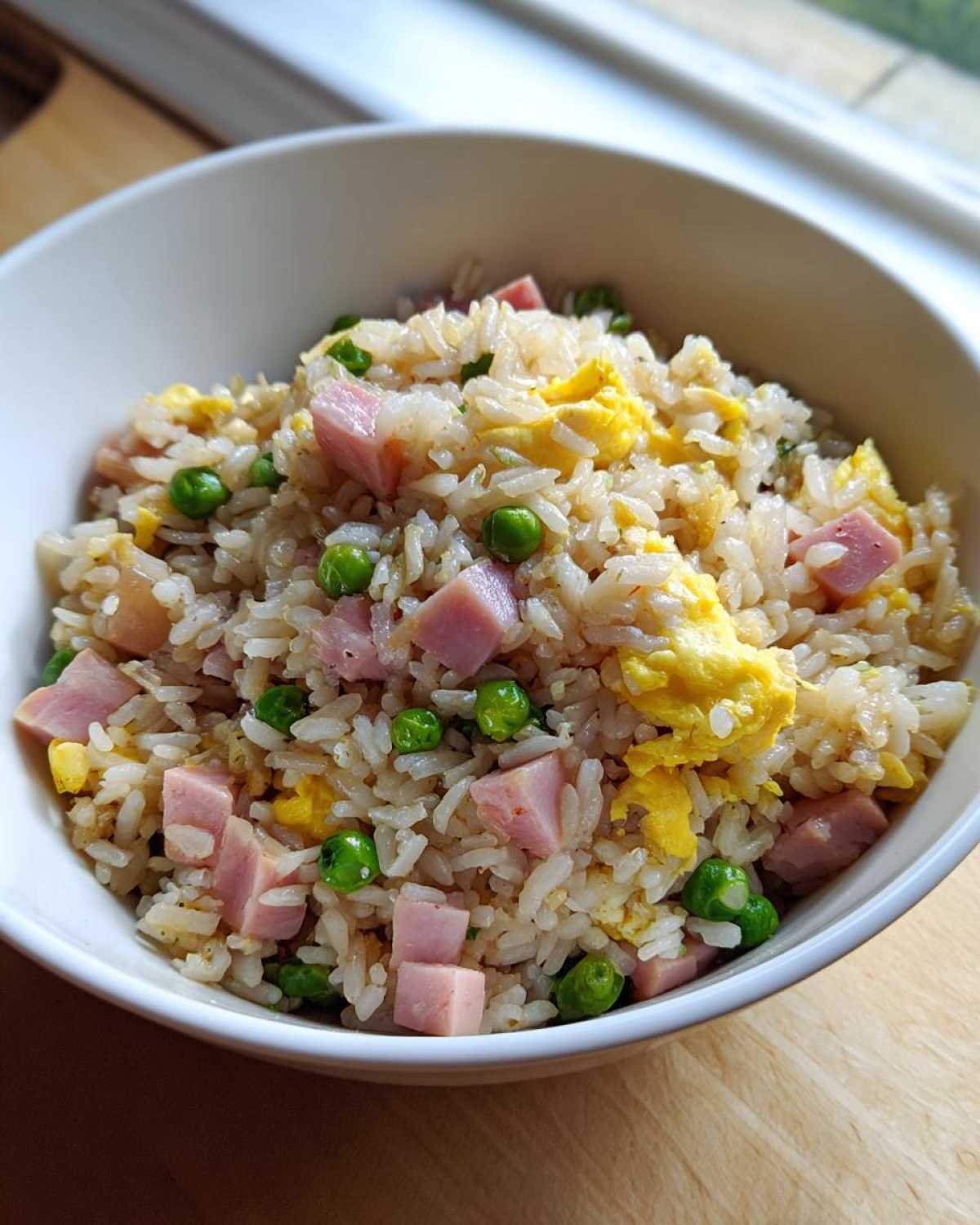 Leftover Ham Fried Rice - detail 1