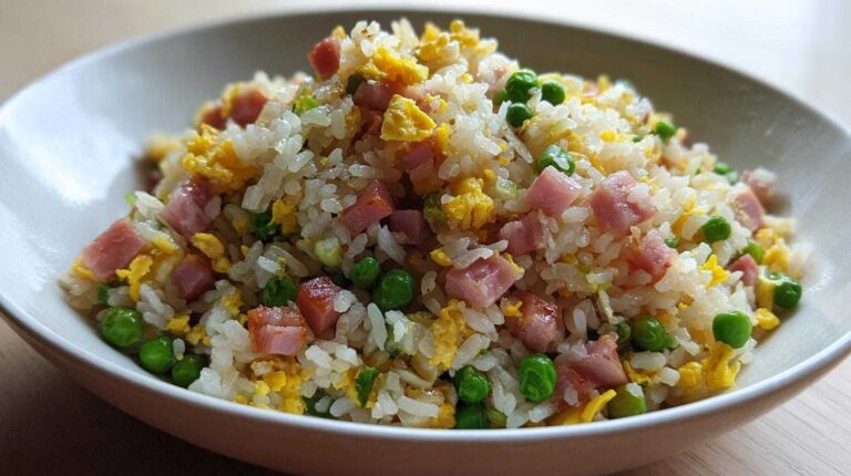 Leftover Ham Fried Rice