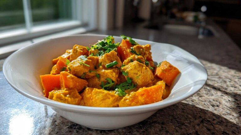 Leftover Turkey and Sweet Potato Curry