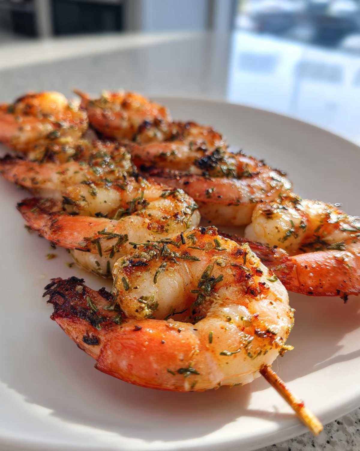 Lemon Herb Shrimp Skewers - detail 1