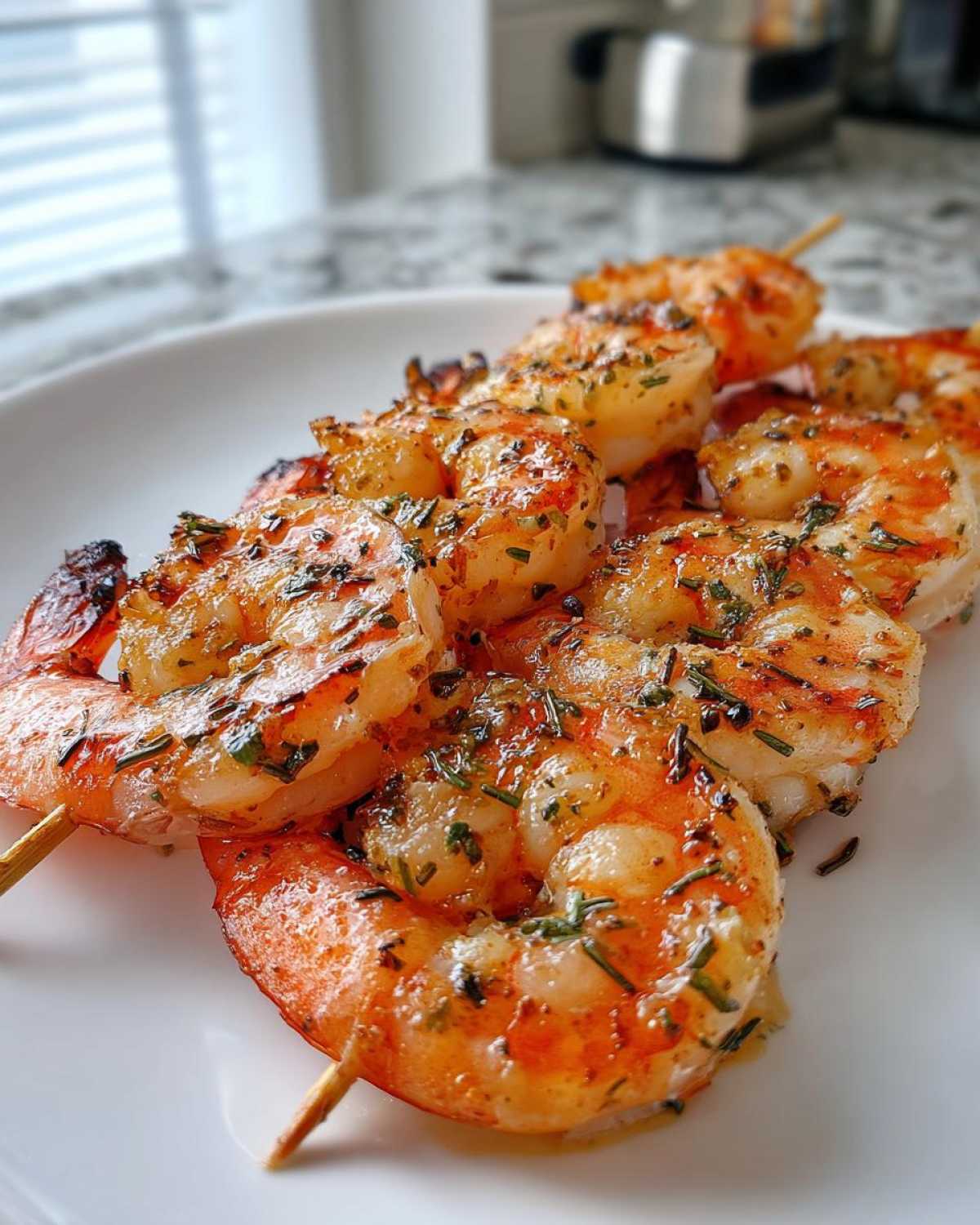 Lemon Herb Shrimp Skewers - detail 4