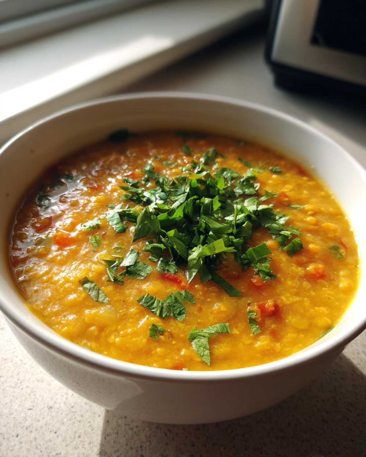 Lentil Curry Soup with Coconut Milk - detail 4